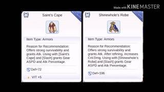 Battle Priest | Saint's Cape Armor Synthesis | Ragnarok Mobile - Crit AB