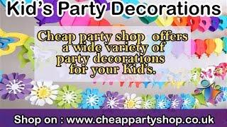 kids party supplies |  kids birthday party | kids party decorations