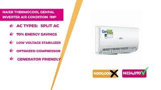 Haier Thermocool Genpal Inverter Air Conditioner 1Hp