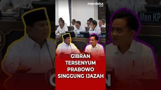 Reaksi Gibran Saat Prabowo Singgung Ijazah di Sidang Paripurna
