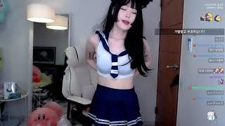 Korean Skirt Drops While Dancing