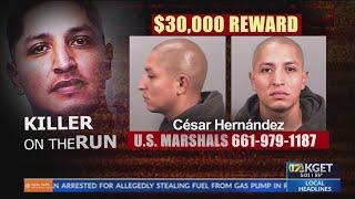 Reward for Cesar Hernandez raised to $30k