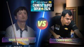 SHUN YANG KAO VS CARLO BIADO | 2ND UNIVERSAL CHINESE TAIPEI OPEN #highlights #9ballpool