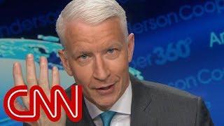 Anderson Cooper stunned by Trump's 'witch hunt' claim