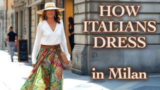 Milan Street Fashion: How Italians Dress. Beautiful people wear beautiful clothes