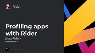 Profiling and Dynamic Program Analysis in Rider