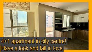 4+1 apartment in heart of Mersin! Let's fall in love!