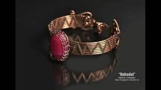 МК Браслет из проволоки. Tutorial Wire Wrapped Bracelet