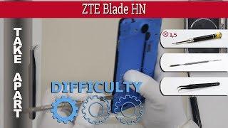 How to disassemble  ZTE Blade HN Take apart Tutorial