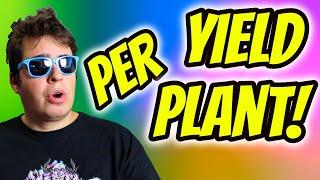 HOW TO UNDERSTAND YIELD PER PLANT!