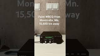Faint WBCQ from Monticello Mn. 15,500 km away