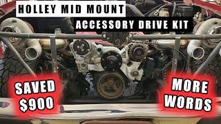 Budget Holley Mid Mount Kit | LS V8 Accessory Drive