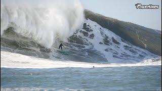 MAVERICKS LEFT: HEALEY BARRELED [POWERLINES]