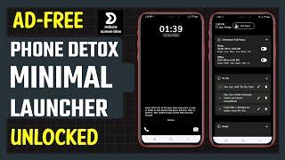 Best Free Phone Detox Minimal Launcher App for Android