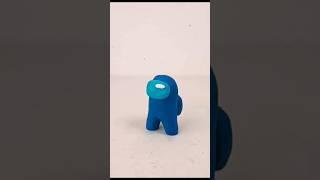 Among Us blue vs Rainbow Friends Blue Plastilina #clay #stopmotion #roblox #amomgus #rainbowfriends