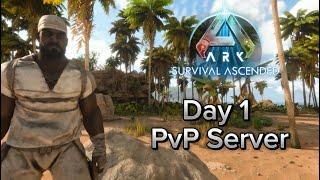 Ark Survival Ascended PvP Day 1