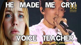 VOICE TEACHER VOCALIST FIRST TIME REACTION TO DIMASH KUDAIBERGEN DAYBREAK BASTAU 2017