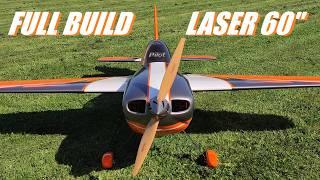 FULL BUILD VIDEO | PILOT RC LASER 60" ELECTRIC