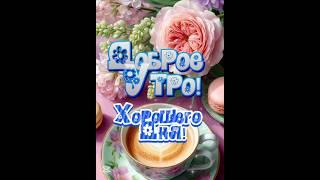 ДОБРОЕ УТРО! ХОРОШЕГО ДНЯ!;))#доброеутро #пожелания #длявас #открытка #shortsvideo #rec