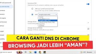 TANPA RIBET PAKAI VPN! Cara Mengganti DNS di Google Chrome | Setting DNS di Google Chrome PC