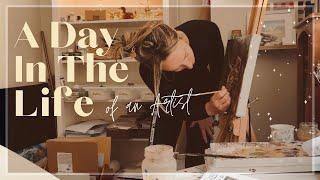 A DAY IN MY LIFE AS AN ARTIST | A SUMMERY PAINTING VLOG | Alex Goddard Art