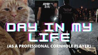 DAY IN THE LIFE VLOG (as a professional Cornhole player)