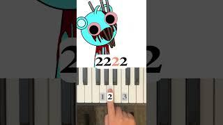 Sprunki Sky Phase 4 piano tutorial #shorts