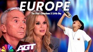 GOLDEN BUZZER | Everyone shocked hysterically hearing the song Europe with an extraordinary voice