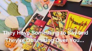 ️They Have Something to Say, and They're OBSESSING over you! LOVE SOULMATE TAROT READING HOROSCOPE