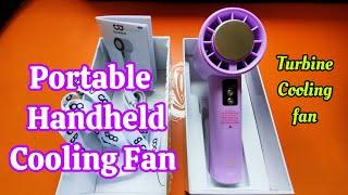 Portable Handheld Cooling Fan Goo Jo Doc | Turbine cooling handheld fan
