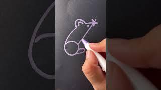 Easy rules to draw a mouse #art #shorts