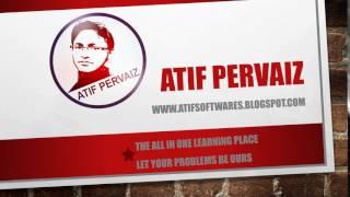 Atif Pervaiz Youtube Channel