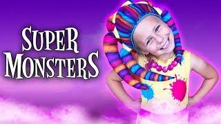 SUPER MONSTERS Pretend Play with Surprise Toys and New Halloween Costume from Super Monsters