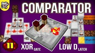 XOR Gate, Low Level D & Comparator Explained | Let's Learn Redstone 11 | Minecraft Redstone Tutorial