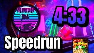 Super Golf: Cyber Map Speedrun in 4:33 (RB Battles Season 3)