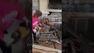 Stone fireplace demo