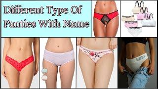 Different Types of Panties Names | Sexy Lingerie | Panty | Women Undergarments | Women's Underwear