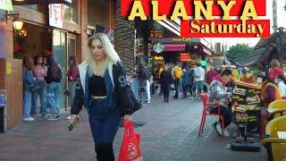 alanya street tour alanya walking tour 2022 winter in alanya 4K VİDEO antalya turkey holiday travel