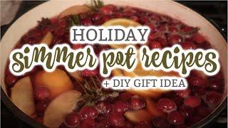 COZY HOLIDAY SIMMER POT RECIPES + DIY CHRISTMAS GIFT IDEA 2022