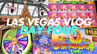 LAS VEGAS VLOG Day 4 | All or Nothing on Slots  | Venetian | Bellagio Conservatory | November 2024