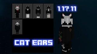 [️] 5 Skins With CatEars Cosmetics + Capes || MINECRAFT 1.17.11