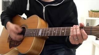 Vance Joy Reptide - Guitar lesson - Tutorial - How to play on guitar - strumming rhythm