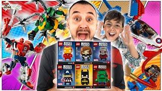 ПАПА РОБ И ЯРИК И ПАПА БОБ: ЛЕГО МАРВЕЛ И LEGO BRICK HEAD - ЛУЧШИЕ ВИДЕО С СУПЕРГЕРОЯМИ!