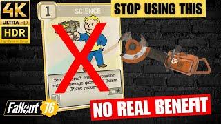Stop Using Science Perks with Auto Axe in Fallout 76