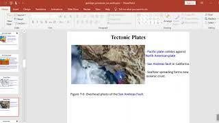 Geologic Processes on Earth