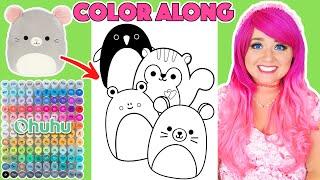 Color Squishmallows Animals With Me | COLOR ALONG WITH KIMMI