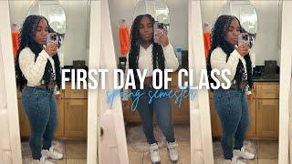 first day of class @ Clemson University (spring semester)