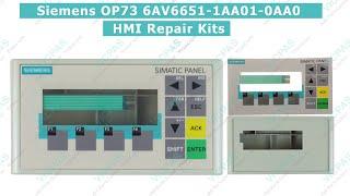 6AV6651-1AA01-0AA0 For Siemens OP73 Membrane Keypad Switch And Plastic Case Repair Parts Kit