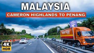 Driving In Malaysia Highway | Cameron Highlands To Penang ️