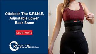 Ottobock The S.P.I.N.E. Adjustable Lower Back Brace